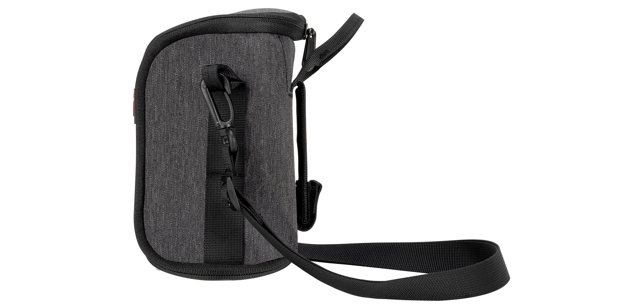 Pokrowiec na obiektyw GGS L1 - szary - bok